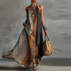 Elegant Collection | Women's Maxi Dress with Split Hem & Halter Neck | Stylish Summer Dress for Parties 0