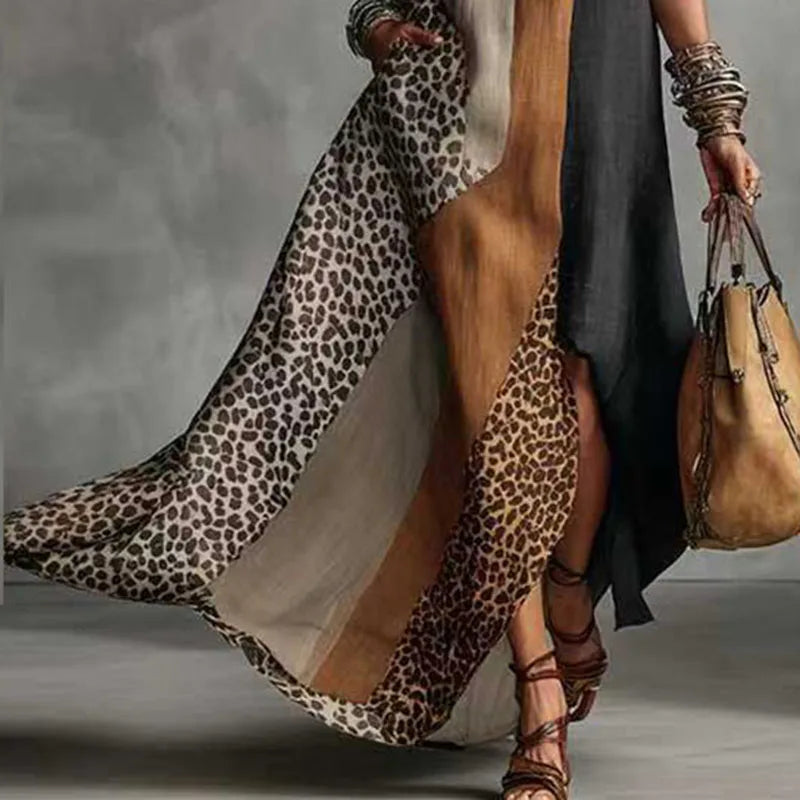 Elegant Collection | Women's Maxi Dress with Split Hem & Halter Neck | Stylish Summer Dress for Parties 3