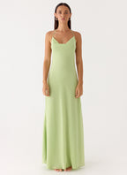 Elegant Cowl Maxi Dress for Women with Detachable Beaded Straps | Flowy Evening Wear for Sophisticated Style 2