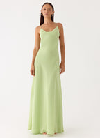 Elegant Cowl Maxi Dress for Women with Detachable Beaded Straps | Flowy Evening Wear for Sophisticated Style 5