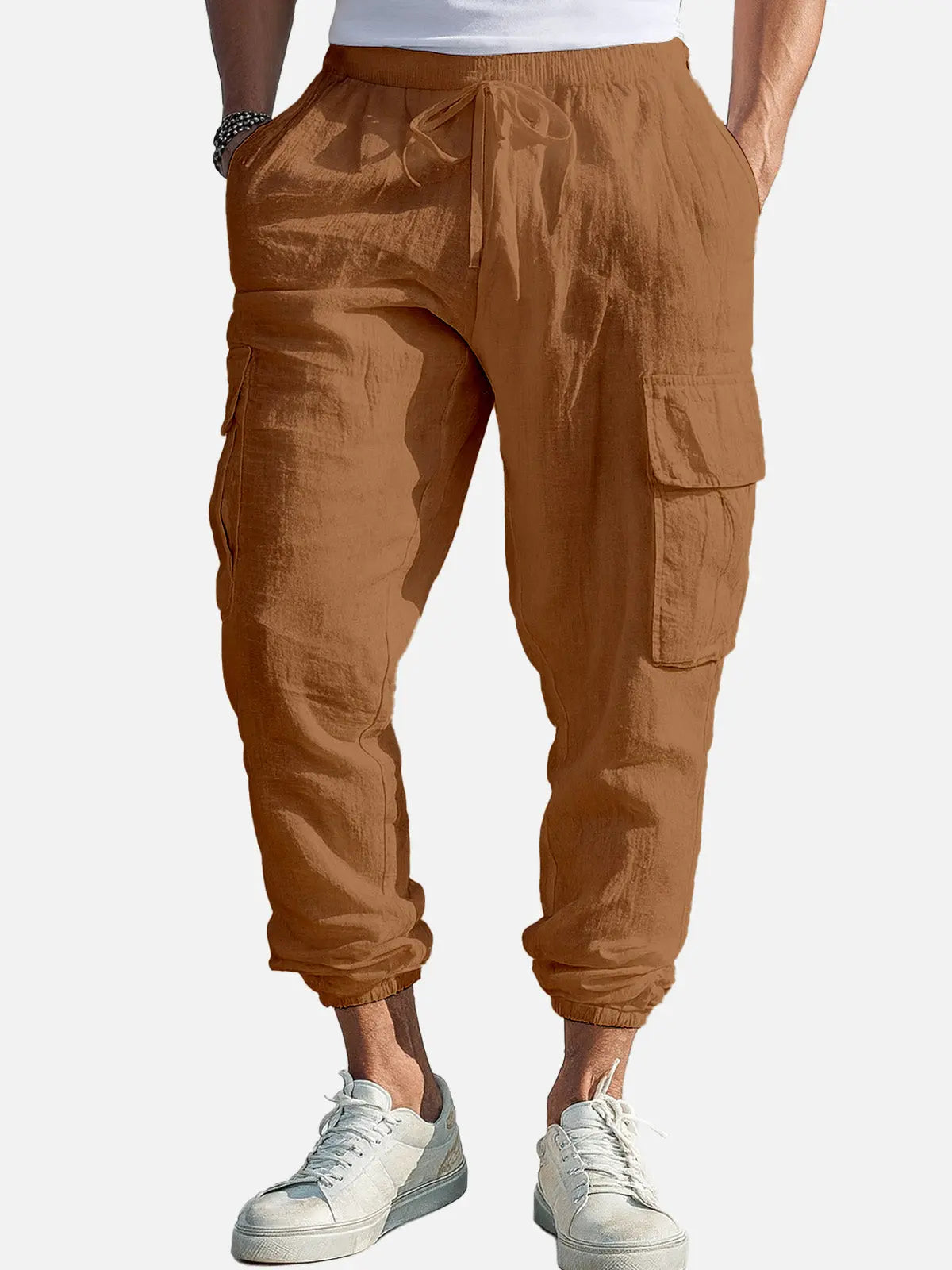 Ethan | Lightweight Casual Cargo Jogger Pants 10