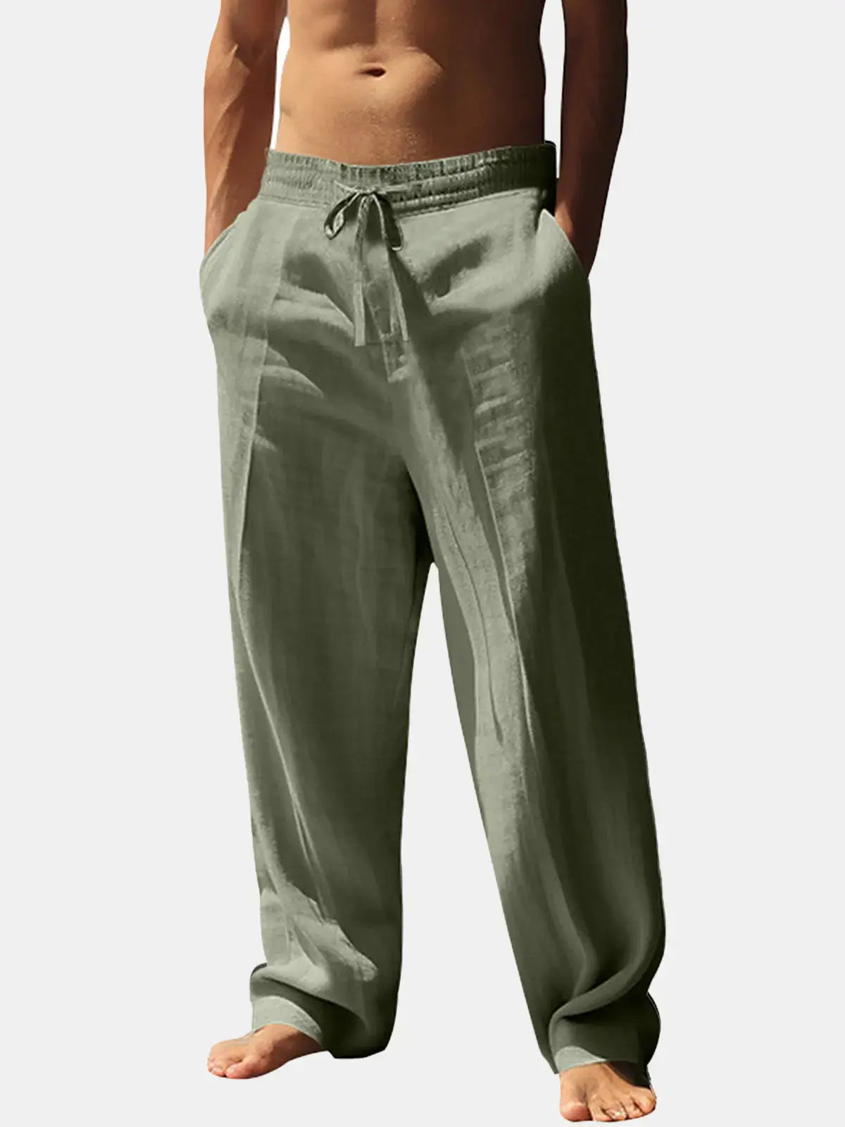 Ethan | Relaxed Comfortable Linen Pants 4