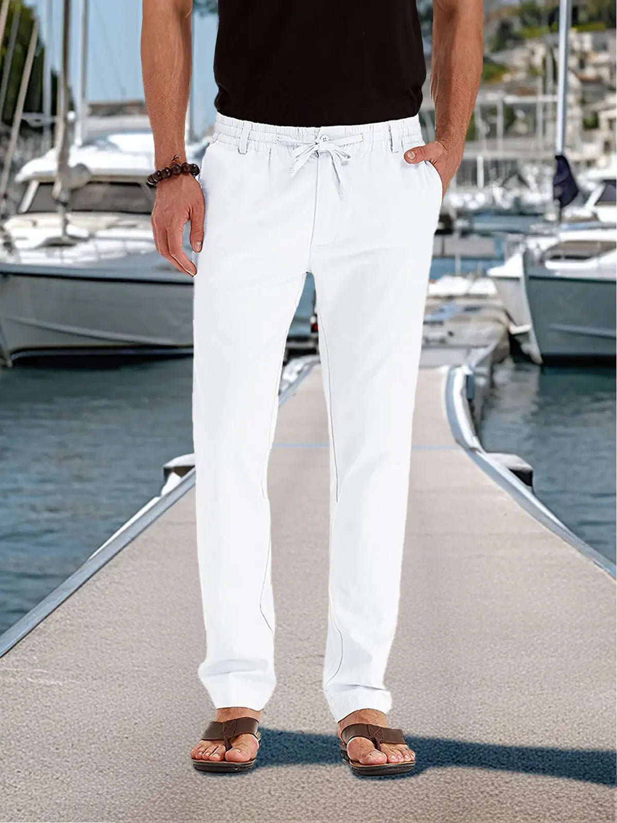 Ethan | Relaxed Lightweight Coastal Pants 0