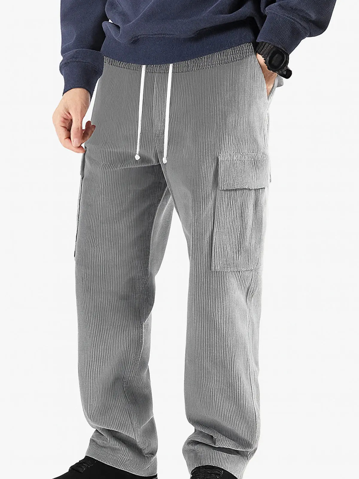 Ethan | Retro Casual Cargo Pants 1