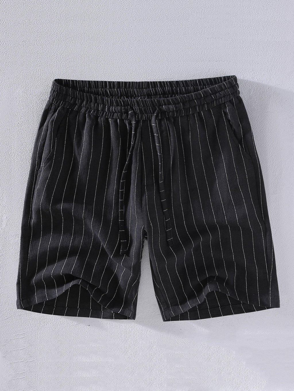 Men's Linen Blend Shorts – Lightweight Breathable Casual Summer Shorts with Relaxed Fit 4